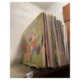 ASSORTED CHILDREN'S VINYL RECORDS, WALT DISNEY,