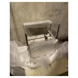 POTTERY BARN PHOTO CAROUSEL FRAME, CHROME FINISH,
