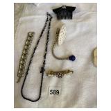 COSTUME JEWELRY AND ACCESSORIES, INCL BEADED