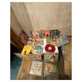 VTG CHILDREN'S VINYL RECORDS, INCLUDES WALT