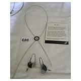BOO PAULIN NECKLACE AND EARRING SET, CONTEMPORARY
