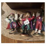 (3) VTG M.I. HUMMEL STYLE FIGURINES, MASKED