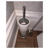 EARL & WILSON PORCELAIN TOILET BRUSH HOLDER,