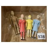 RENWAL NO. 43 VTG PLASTIC FIGURES (4).