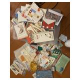 VTG HOLIDAY GREETING CARDS, GIFT TAGS, PENCIL