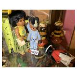 VTG LANAKILA CRAFTS HAWAIIAN DOLL, NATIVE