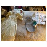 VTG CREAM LACE DRESS, JOHNSON & WALES UNIVERSITY