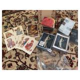 VTG STATIONERY SETS, FRENCH FASHION NOTE CARDS,