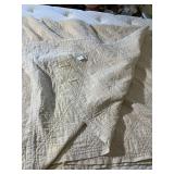 THRESHOLD QUILTED BED COVER, DIAMOND PATTERN,