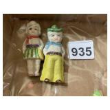 VTG PORCELAIN FIGURINES, JAPAN, PAINTED FIGURES