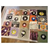 VTG 45 RPM VINYL RECORDS, ASSORTED ARTISTS INCL