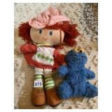 KENNER STRAWBERRY SHORTCAKE DOLL, SESAME STREET