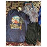 ASSORTED MENS CLOTHING INCL LANDS' END BRUSHED