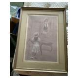 ALEX SCHLOSS, ARTIST PROOF, FIGURATIVE PRINT,