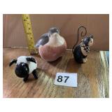 BING & GRONDAHL PORCELAIN BIRD FIGURINE, CERAMIC