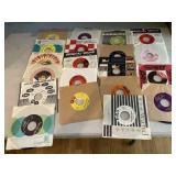 VTG 45 RPM VINYL RECORDS, ASSORTED ARTISTS AND