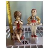 ROYAL WORCESTER PORCELAIN FIGURINES, SATURDAY'S