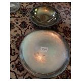 VTG SILVER-PLATE SERVING BOWLS AND TRAYS,