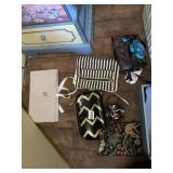 ASSORTED TEXTILE POUCHES AND CLUTCHES, INCLUDES