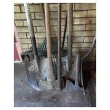 GREENTHUMB POWER STEP SHOVEL, SHOVELS (2), AXES