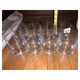 LUMINARC GLASS TUMBLERS (8), CLEAR, BREAK