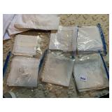 VINTAGE EMBROIDERED LINEN HANDKERCHIEFS, ASSORTED