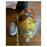 VTG EAST GERMANY PAPER MACHE DUCK EGG, W. KLEIN