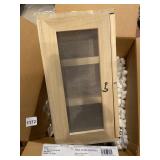 WILLIAMS-SONOMA CHEESE KEEPER, WOODEN CABINET W/