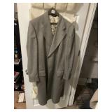 PHOENIX CLOTHES HERRINGBONE OVERCOAT, DESIGNED
