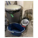 RUBBERMAID NEAT 'N TIDY BUCKET, PLASTIC TRASH