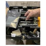 PLASTIC TOOLBOX W/ ASSORTED HAND TOOLS, ZIRCON