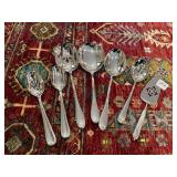 STAINLESS STEEL SERVING UTENSILS, INCLUDES SALAD