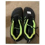 ORANGINER BAREFOOT STYLE SHOES, BLACK AND LIME