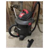 SHOP-VAC WET/DRY VACUUM W/ ATTACHMENT.