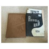 2 REDSTONIAN YEAR BOOKS 1953 & 1954