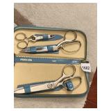 WISS SEWING SCISSORS SET, INCLUDES (3) PAIRS, IN