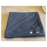 EDDIE BAUER HOME FLEECE BLANKET, DUAL-SIDED.