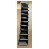 HANGING CLOSET ORGANIZER, FABRIC CONSTRUCTION,