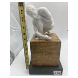 CONTEMPORARY FIGURATIVE SCULPTURE, WHITE MATTE