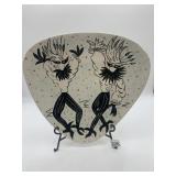 JOSIE B 1959 CERAMIC SERVING PLATTER,