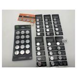 ASSORTED LITHIUM COIN CELL BATTERIES, CR2032 AND