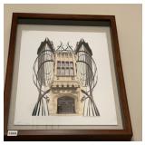 TONY NICHOLAS PRINT, JONES HALL YOUNGSTOWN STATE,