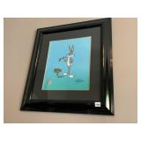 CHUCK JONES BUGS BUNNY SERICEL, FRAMED,