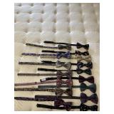 ASSORTED MENS BOW TIES, VARIOUS PATTERNS,