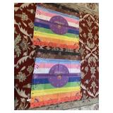 CROWN ROYAL MULTICOLORED BANDANAS, PR.