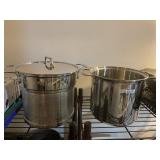ALL-CLAD 8QT STAINLESS STEEL STOCK POT W/ PASTA