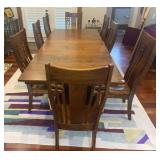10' CUSTOM AMISH CHERRY DINING SET INCLUDES TABLE