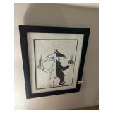 KUPER 2010 FRAMED ILLUSTRATION, SPY VS SPY STYLE