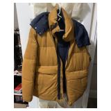 BANANA REPUBLIC MENS CORDUROY PUFFER JACKET,