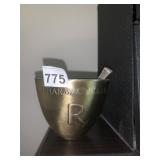 BRASS MORTAR, PHARMACY CLASS MARKING, RX SYMBOL,